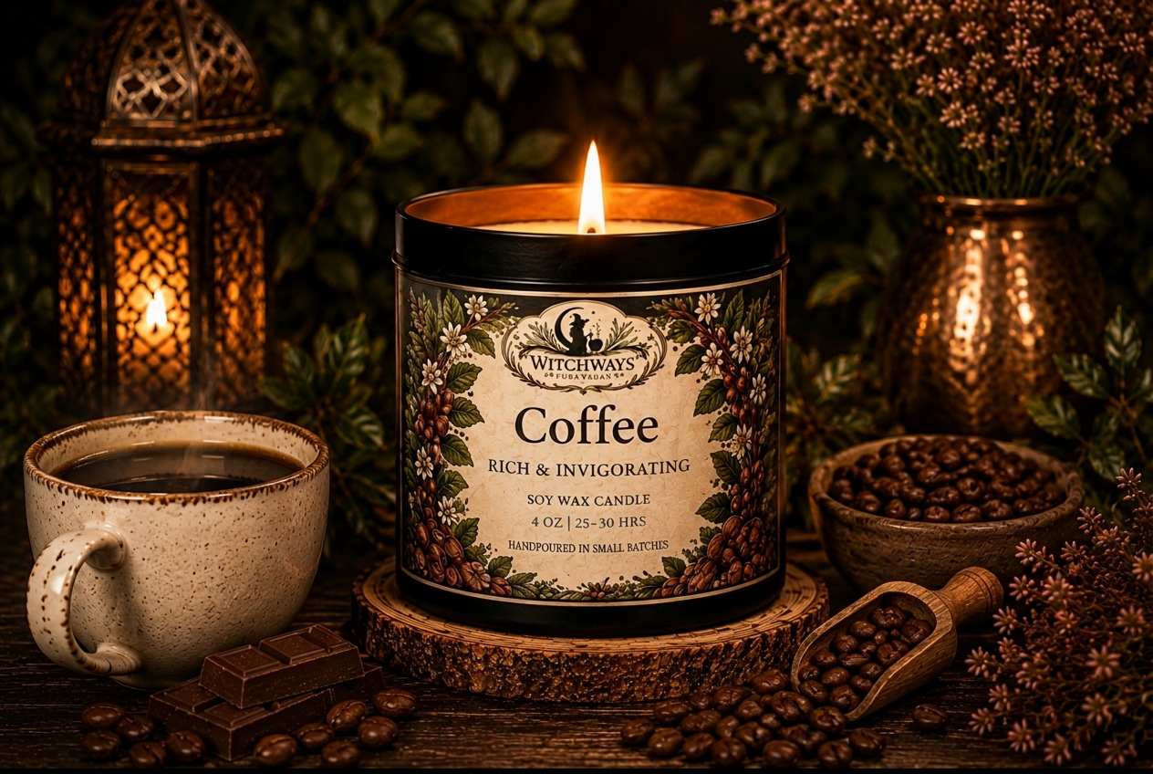 Coffee Rich & Invigorating soy wax candle